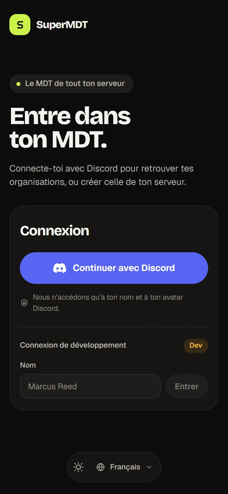 La connexion sur téléphone