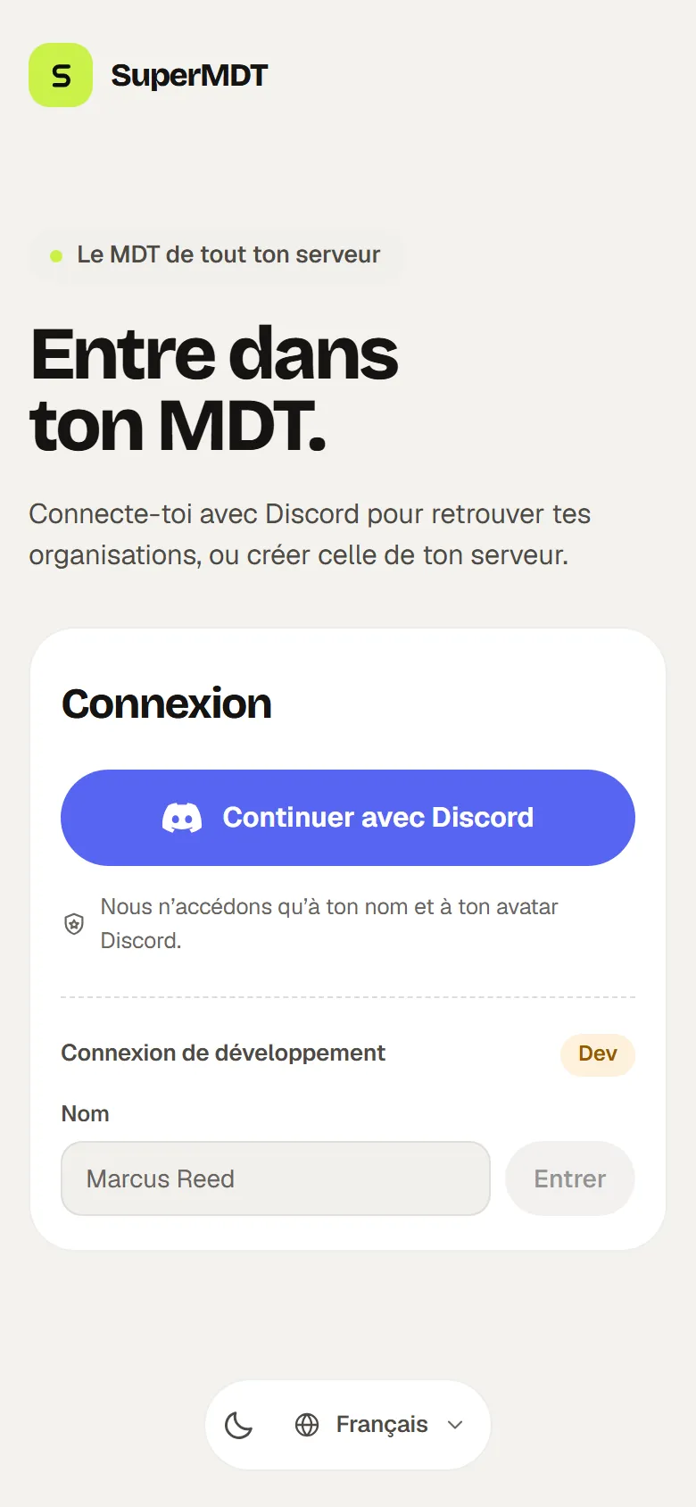La connexion sur téléphone